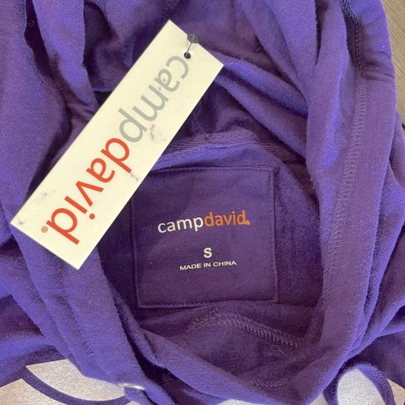 NWT [camp david] Kansas State Wildcats NCAA Hooded Sweatshirt Purple Women’s S - Picture 10 of 10